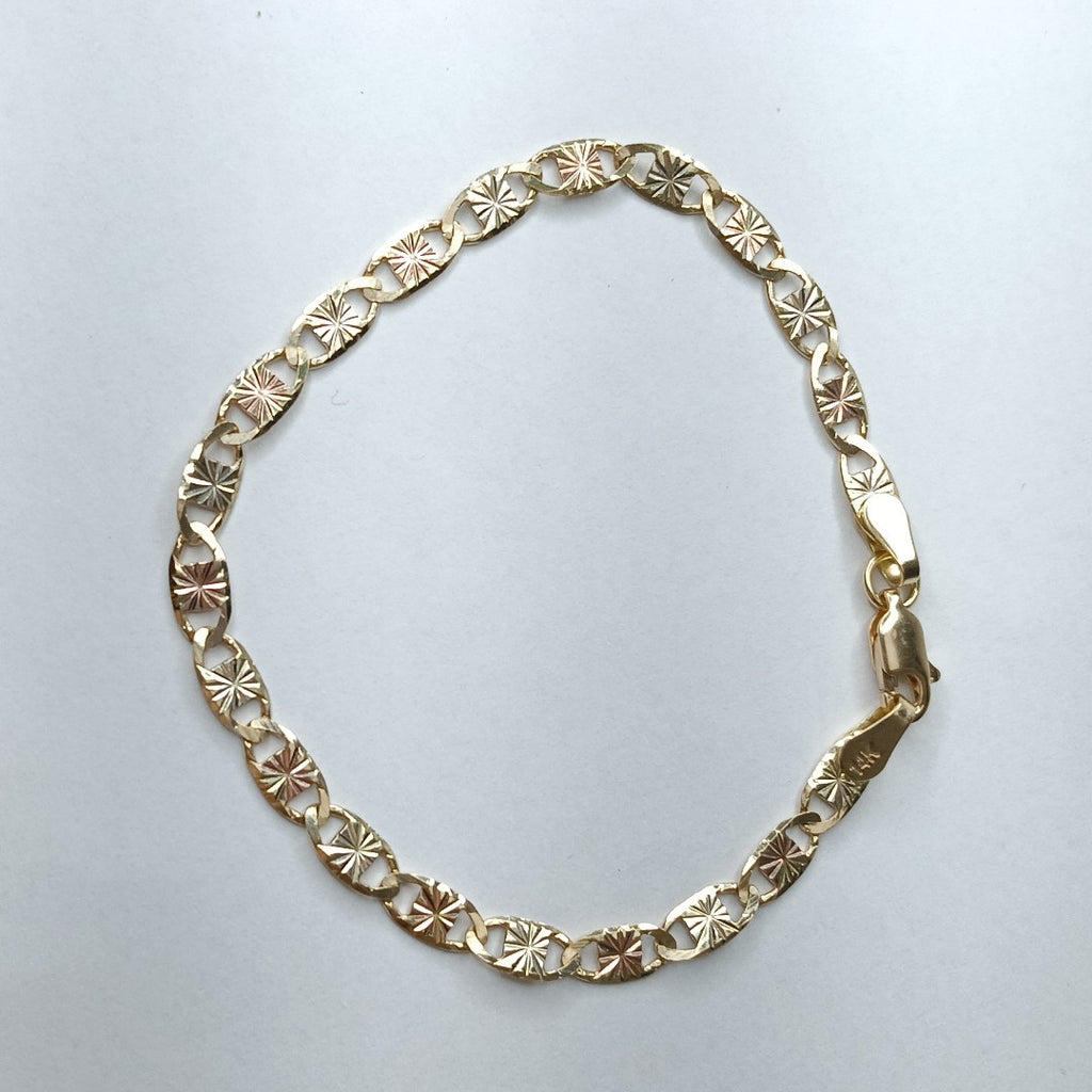 PULSERA TEJIDO MARINERO 3.91GR 18 CM (NUEVO)