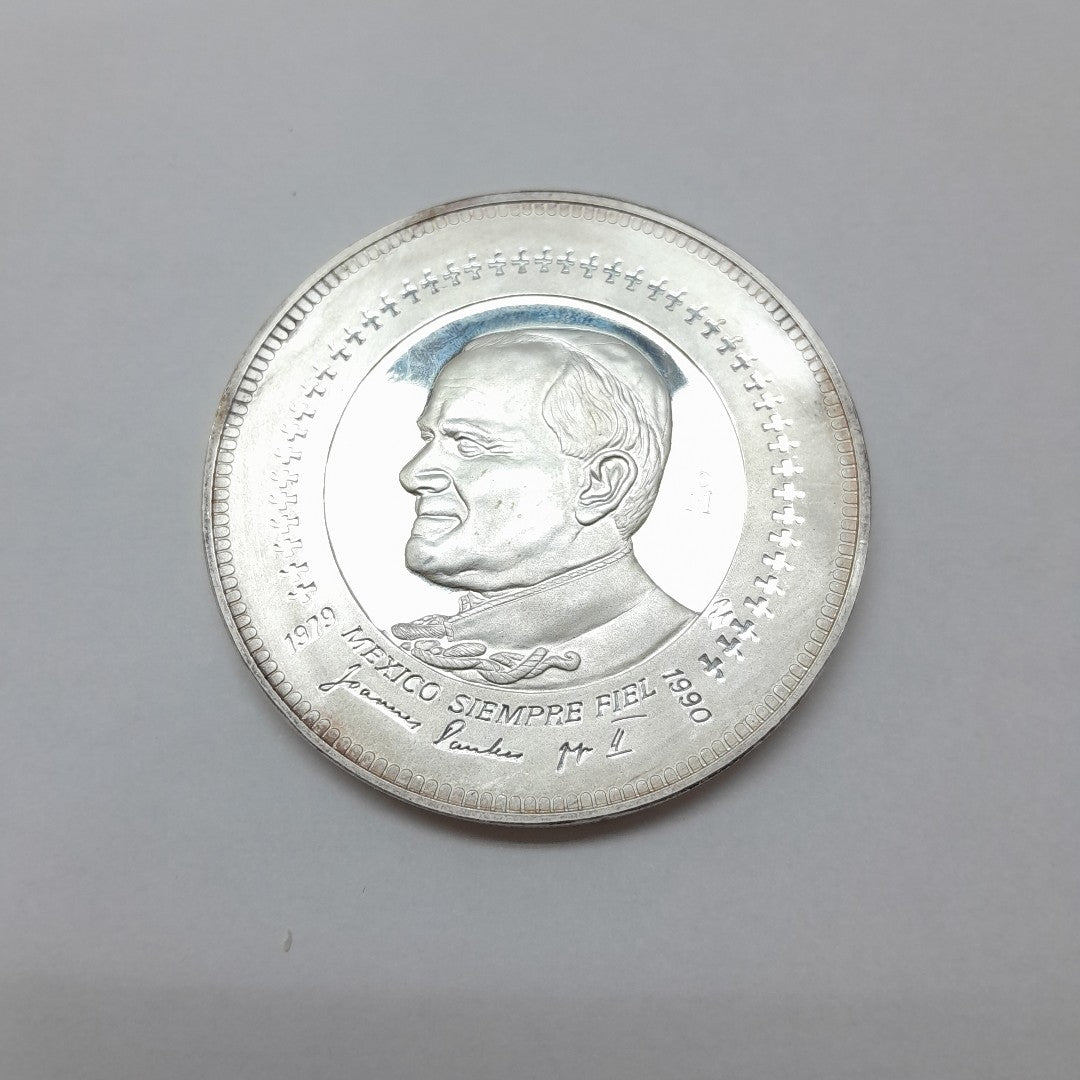 K1 154,90 GRMS PLATA .999 IDENTIFICACIÓN MEDALLA CONMEMORATIVA ONZAS CRED. S (SEMINUEVO)