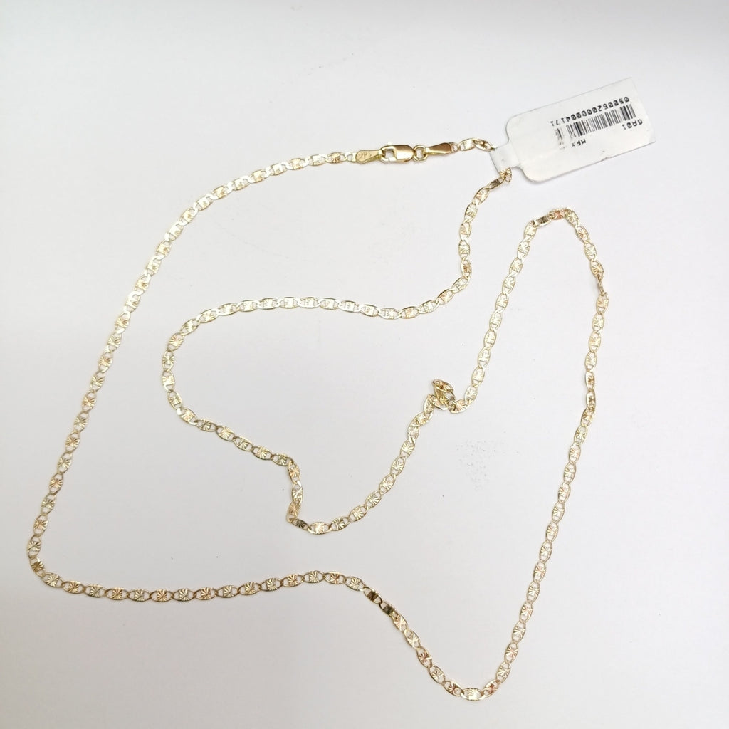 CADENA TEJIDO MARINERO 3.81GR 60 CM (NUEVO)