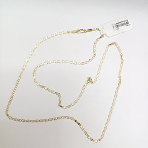 CADENA TEJIDO MARINERO 3.81GR 60 CM (NUEVO)