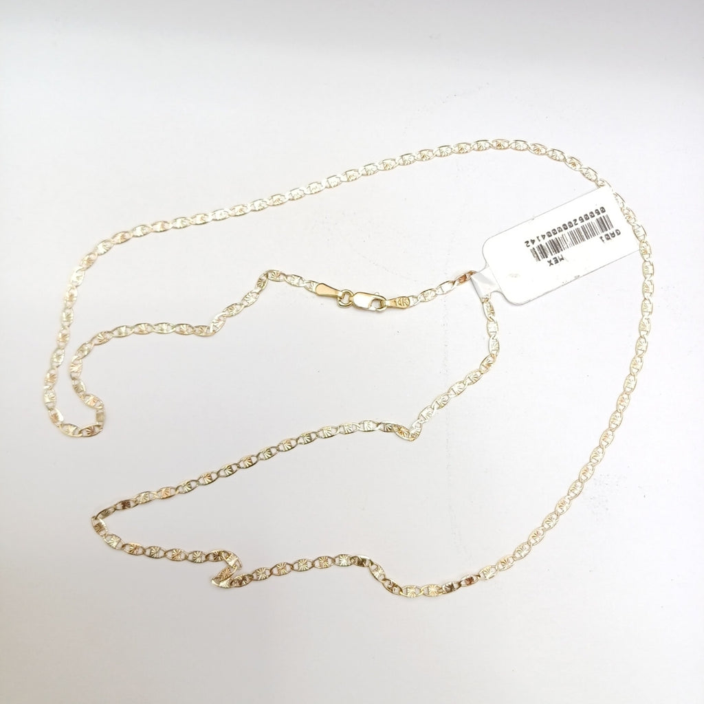 CADENA TEJIDO MARINERO 3.61GR 55 CM (NUEVO)