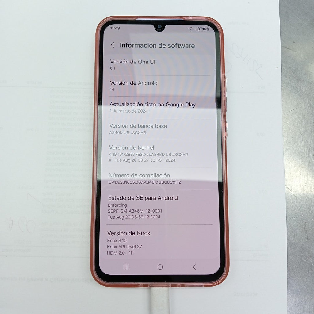 CELULAR SAMSUNG GALAXY A34 5G SM-A346M 128 GB 6 GB RAM (SEMINUEVO)