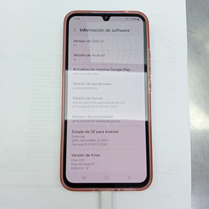 CELULAR SAMSUNG GALAXY A34 5G SM-A346M 128 GB 6 GB RAM (SEMINUEVO)