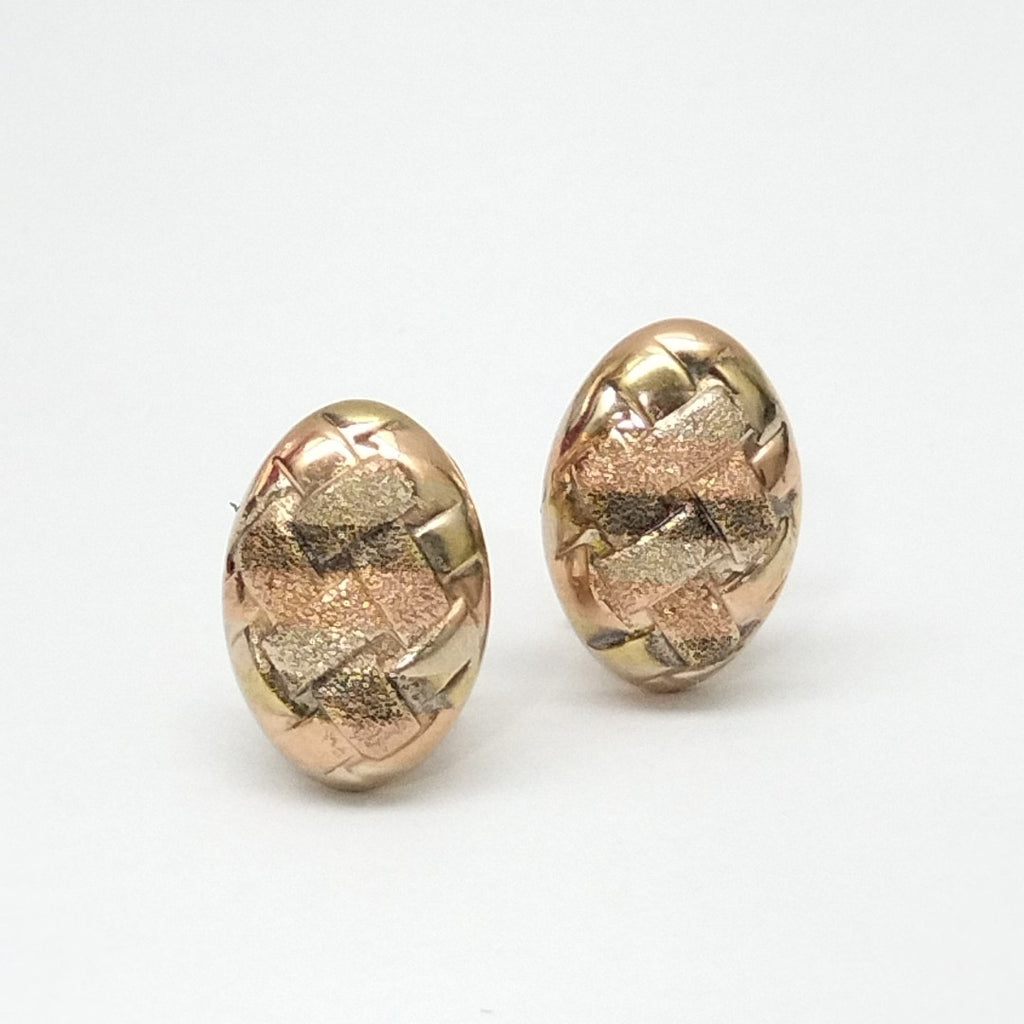 K1 5,50 GRMS 14 K ESPECIFICACIONES COMPLEMENTARIAS PAR ARETES ORO COMB (SEMINUEVO)