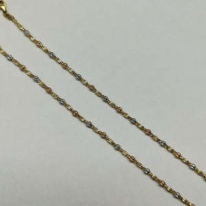 CADENA. ORO. 14 K 8 GRMS (SEMINUEVO)
