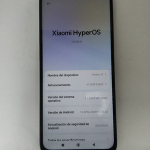 CELULAR XIAOMI REDMI 13 24049RN28L (2024) 256 GB 8 GB RAM (SEMINUEVO)