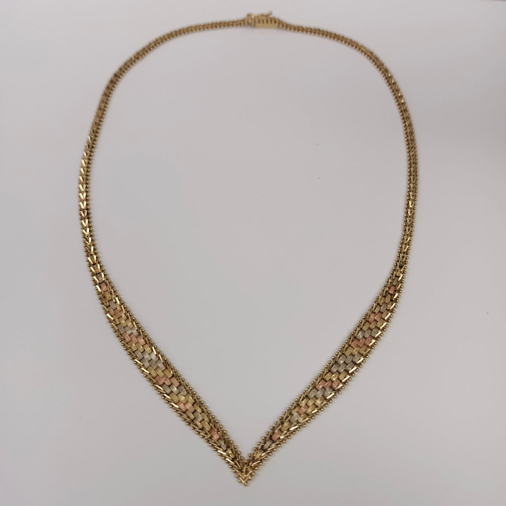 GARGANTILLA. ORO. 14 K 18.6 GRMS (SEMINUEVO)