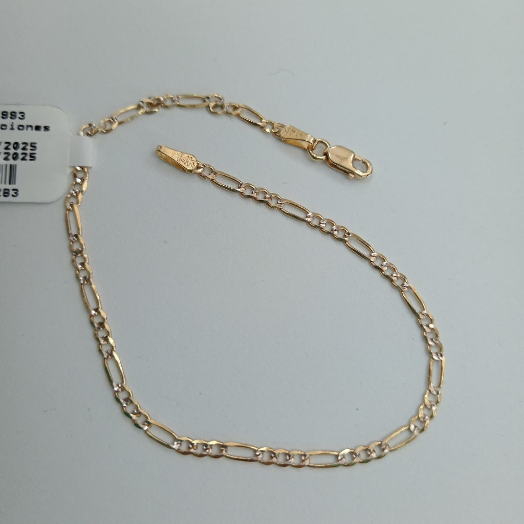 PULSERA 3 X 1 DIAMANTADA 2.1GR 18 CM (NUEVO)