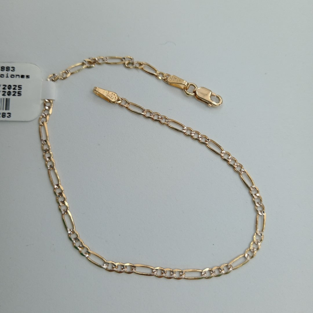 PULSERA 3 X 1 DIAMANTADA 2.1GR 18 CM (NUEVO)