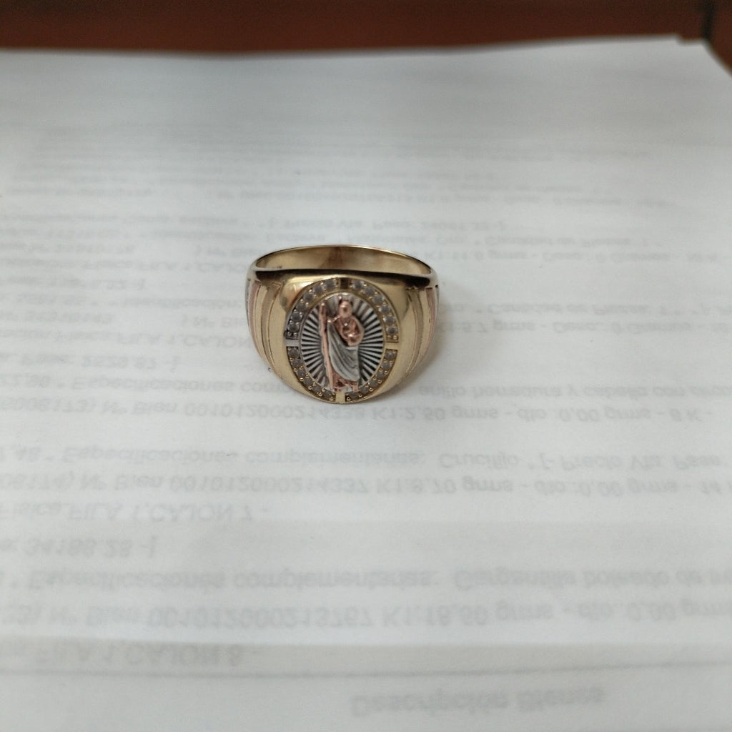 ANILLO. ORO. 10 K 8 GRMS (SEMINUEVO)