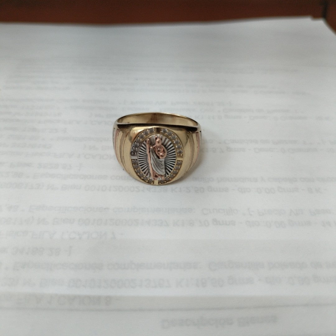 ANILLO. ORO. 10 K 8 GRMS (SEMINUEVO)