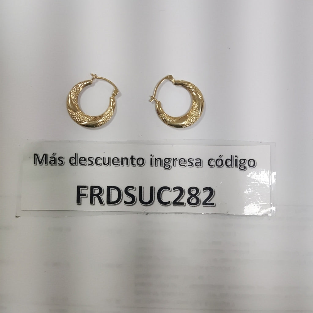 ARRACADAS PAR. ORO. 10 K 1.6 GRMS (SEMINUEVO)