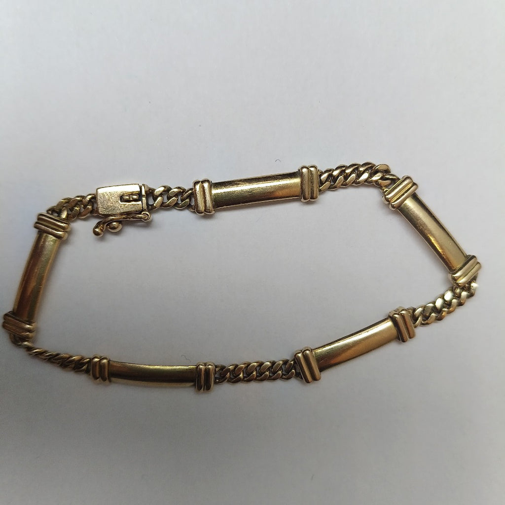 PULSERA. ORO. 14 K 12.8 GRMS (SEMINUEVO)
