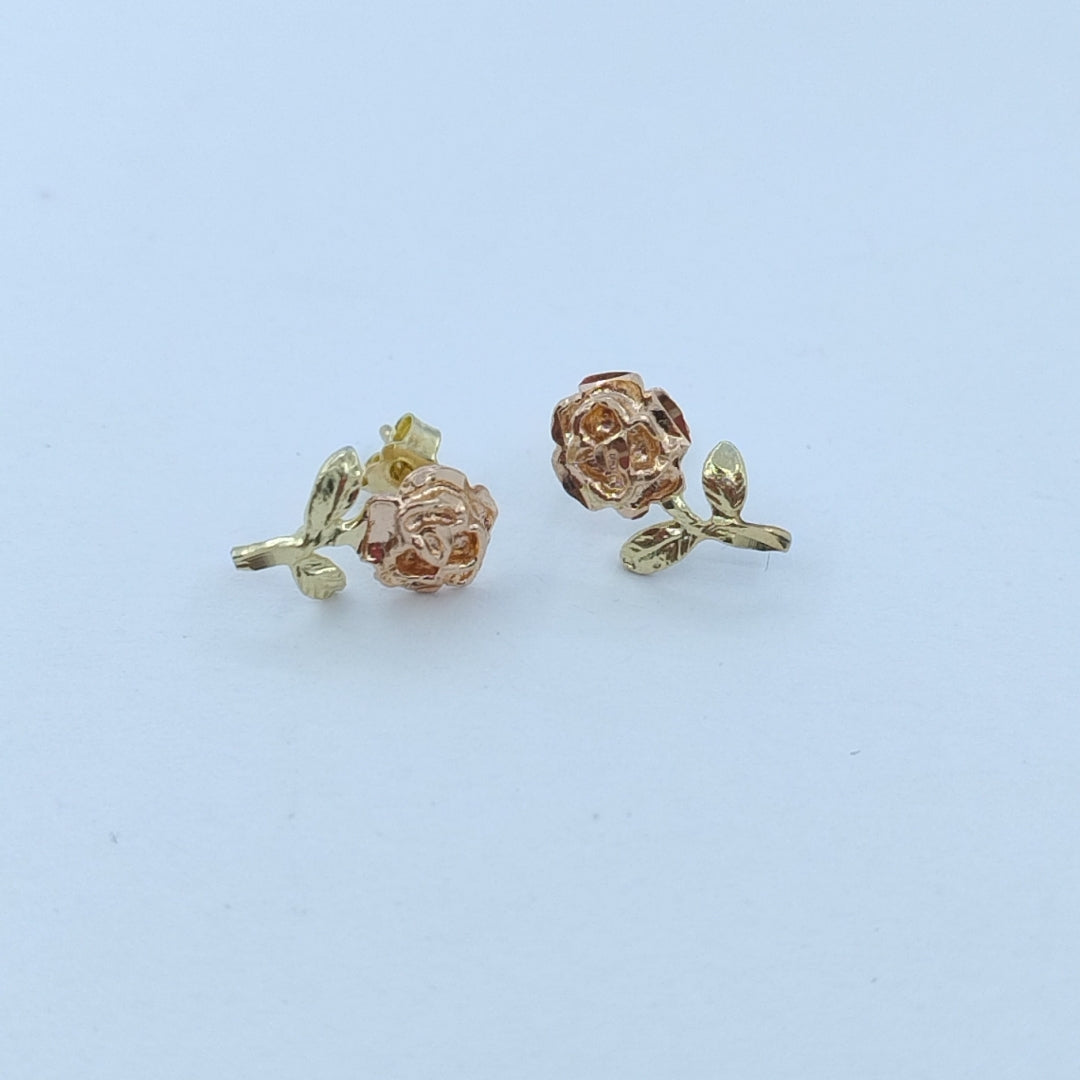 BROQUELES PAR ORO 14 K 1,40 GRMS (SEMINUEVO)