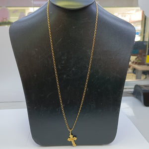 CADENA,CRUCIFIJO ORO 14 K 7,40 GRMS (SEMINUEVO)