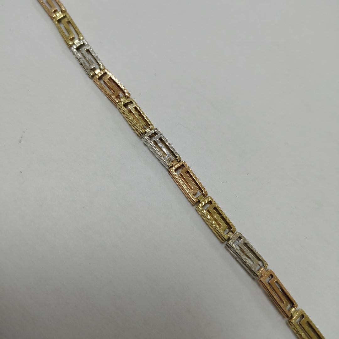 PULSERA. ORO. 14 K 3.9 GRMS (SEMINUEVO)