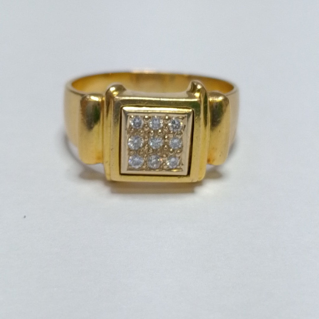 ANILLO. ORO. 18 K 7 GRMS (SEMINUEVO)