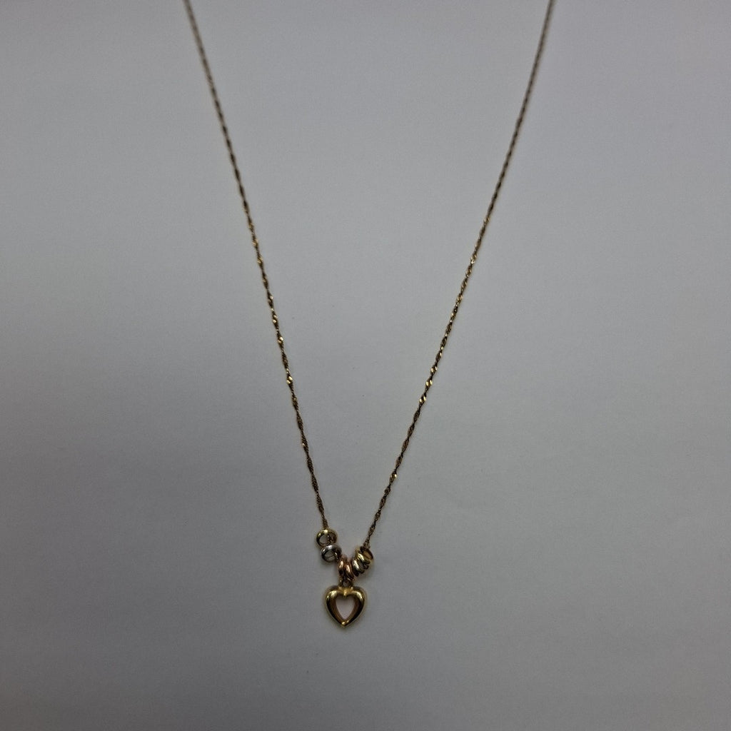 CADENA, DIJE. ORO. 14 K 1.7 GRMS (SEMINUEVO)