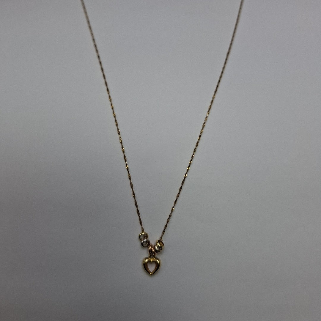 CADENA, DIJE. ORO. 14 K 1.7 GRMS (SEMINUEVO)