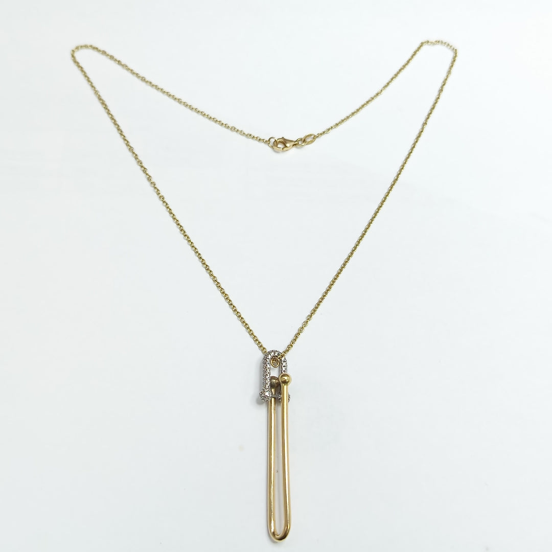 GARGANTILLA. ORO. 14 K 6.8 GRMS (SEMINUEVO)