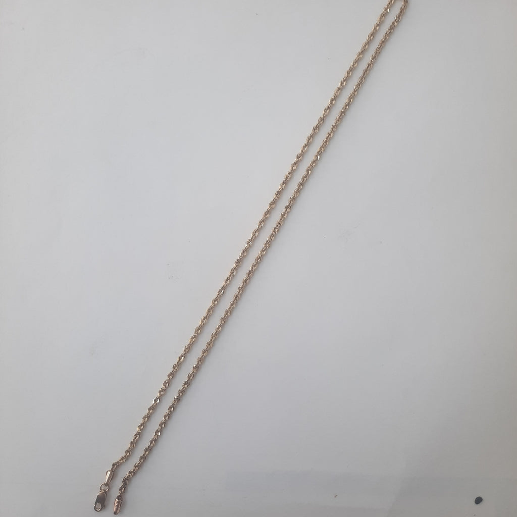 CADENA. ORO. 14 K 2.2 GRMS (SEMINUEVO)
