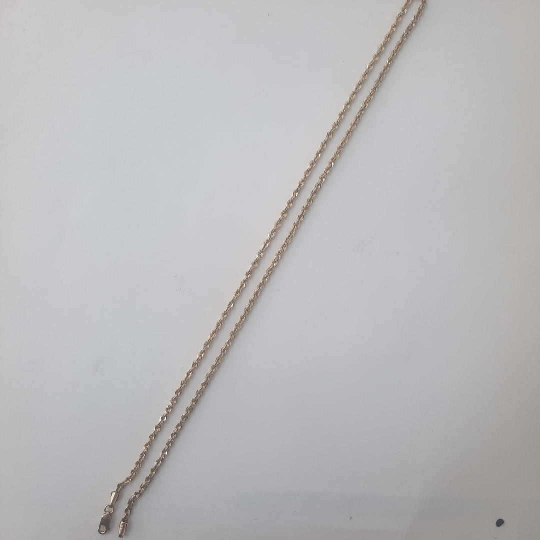 CADENA. ORO. 14 K 2.2 GRMS (SEMINUEVO)