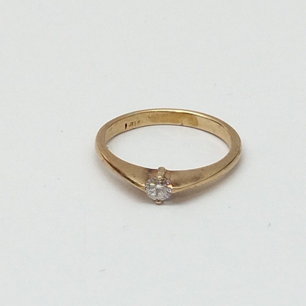 SOLITARIO ORO 14 K 2,30 GRMS (SEMINUEVO)