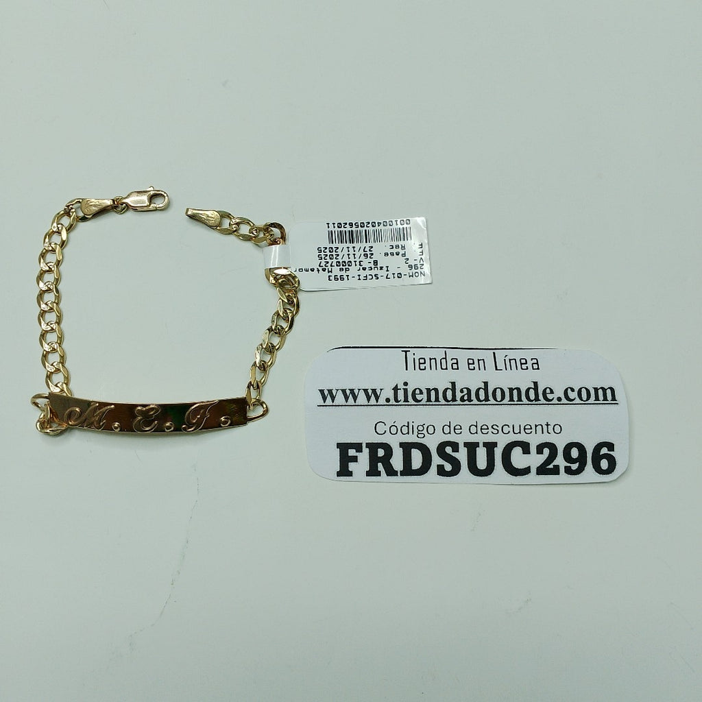 ESCLAVA. ORO. 10 K 6.2 GRMS (SEMINUEVO)