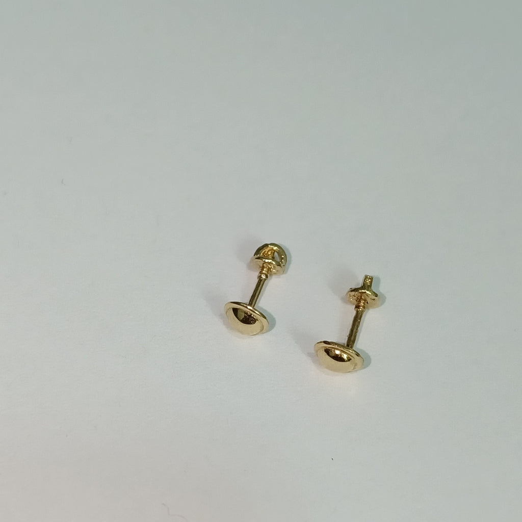 BROQUELES ORO 14K 1 (NUEVO)