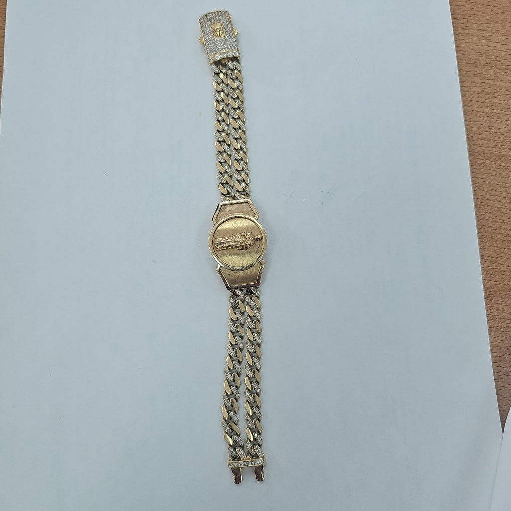 ESCLAVA ORO 14 K 30,80 GRMS (SEMINUEVO)