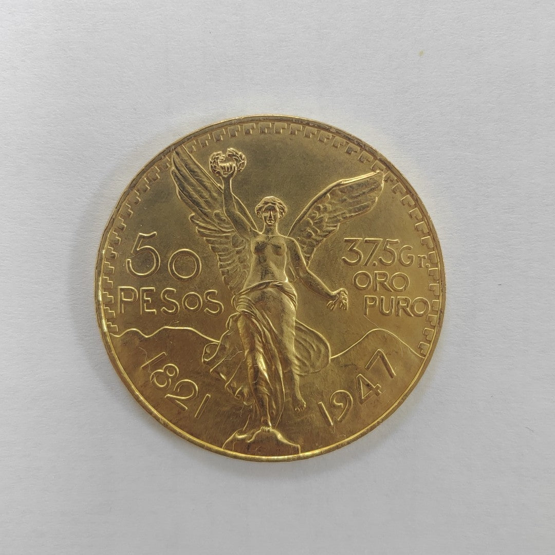 K1 41,60 GRMS 21 K IDENTIFICACIÓN MONEDA NOMINATIVA MONEDAS PESOS 50 PESOS (SEMINUEVO)