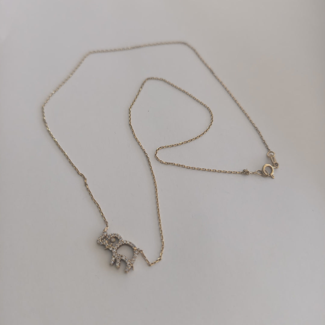 GARGANTILLA. ORO. 10 K 2.1 GRMS (SEMINUEVO)