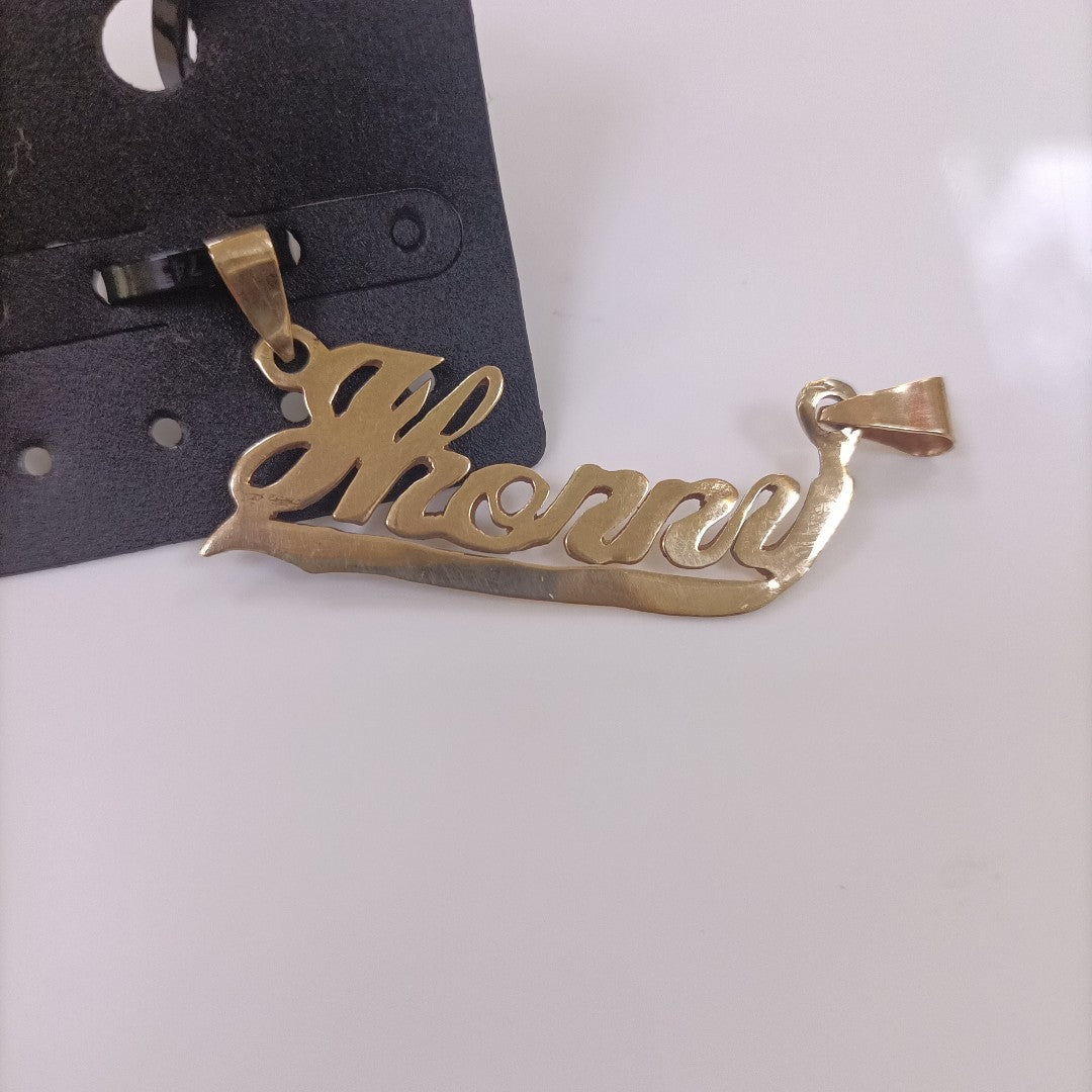 K1 2,50 GRMS 10 K ESPECIFICACIONES COMPLEMENTARIAS DIJE NOMBRE JHONNY (SEMINUEVO)