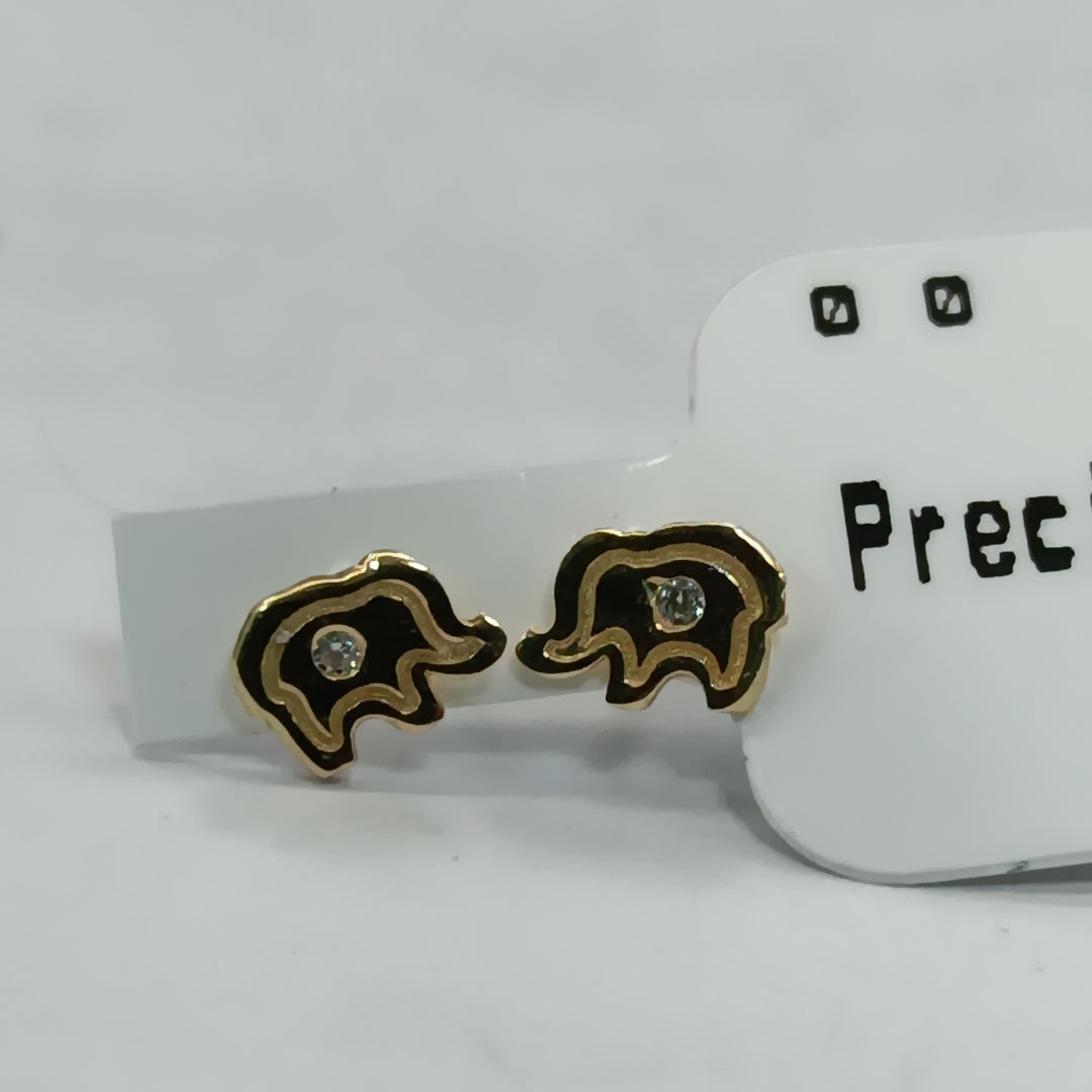 BROQUELES ORO 10K 1 (NUEVO)