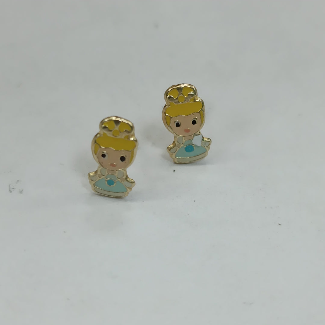 BROQUELES ORO 10K 1 (NUEVO)