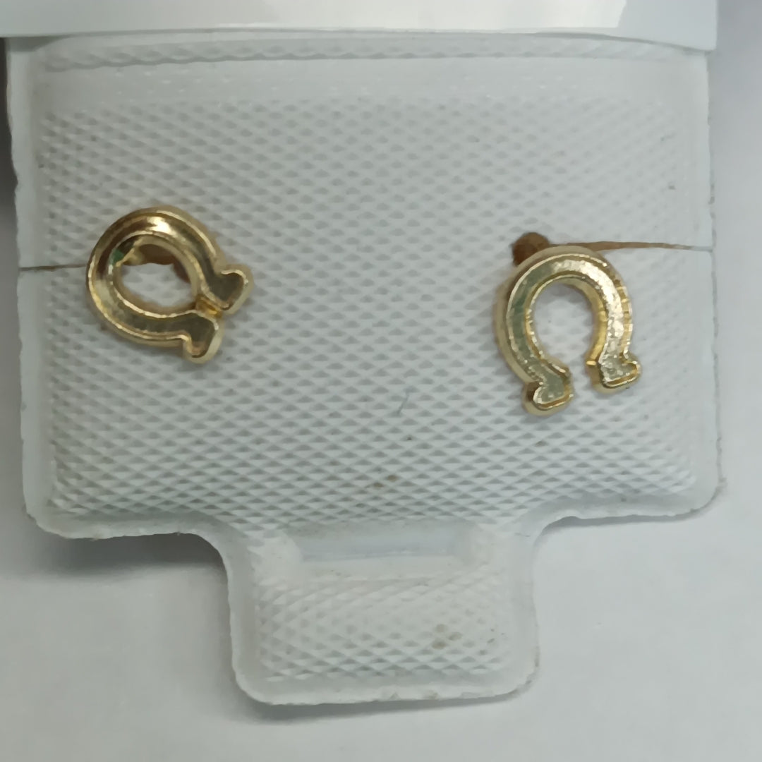 BROQUELES ORO 14K 1 (NUEVO)