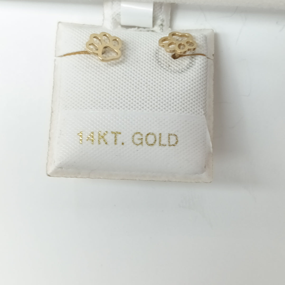 10166BRO97800B554 FRD15 BROQUELES ORO 14K 1PZAS (NUEVO)