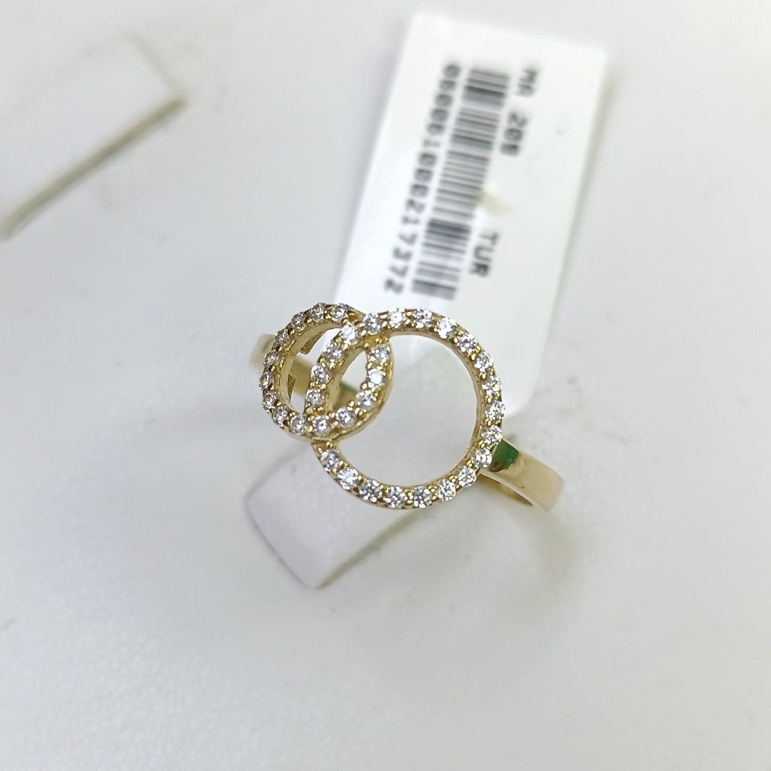 ANILLOS DAMA ORO 14K 2 (NUEVO)