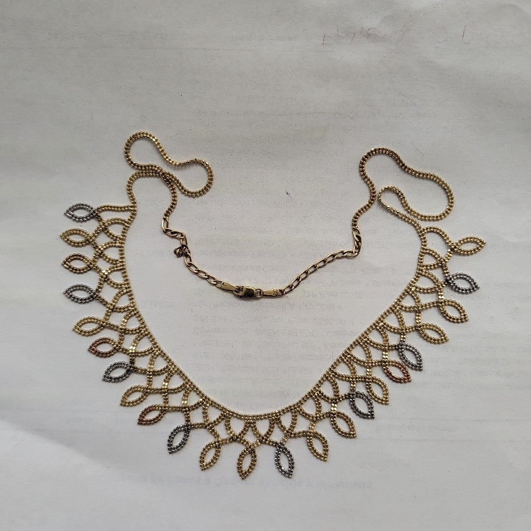 GARGANTILLA. ORO. 14 K 12.4 GRMS (SEMINUEVO)