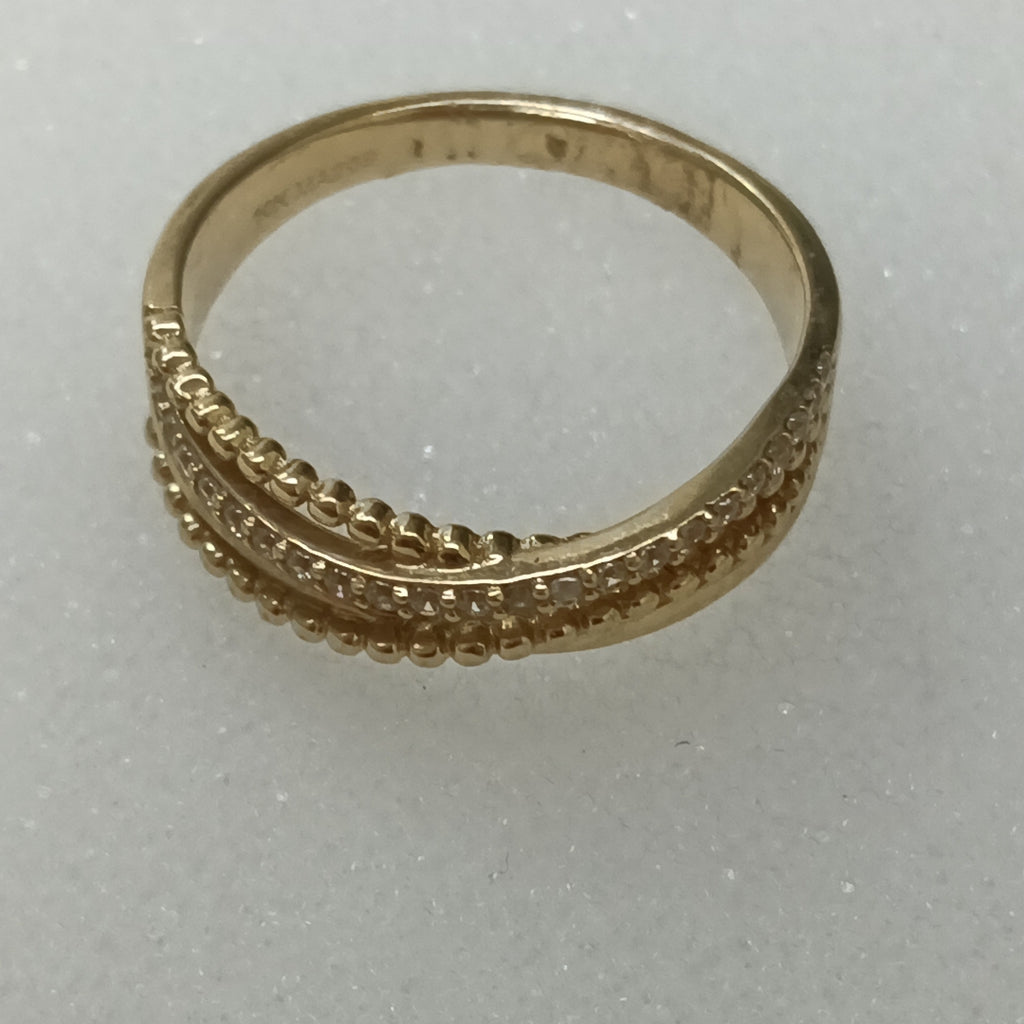 10372ANI69470A868 FRD8 ANILLOS DAMA ORO 10K 2.5GRS (NUEVO)