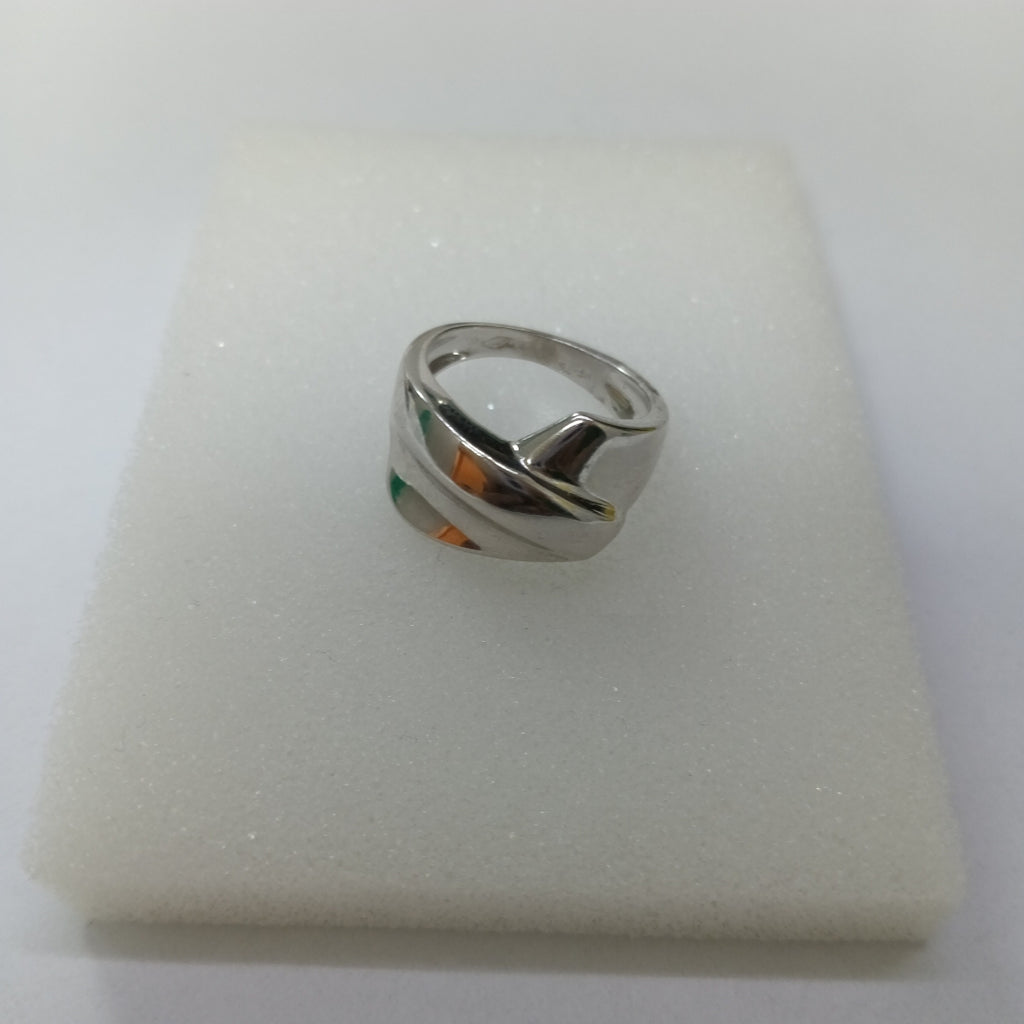 10212AND00055B1184 FRD5 ANILLO CRUZADO ANCHO O/B ORO 14K 5.3GRS (NUEVO)