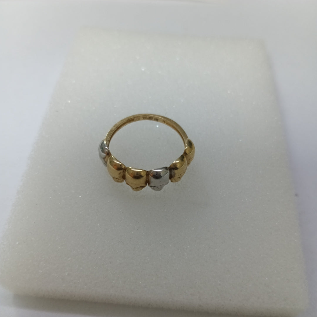 10459ANI74260B464 FRD10 ANILLOS DAMA ORO 14K 2.2GRS (NUEVO)