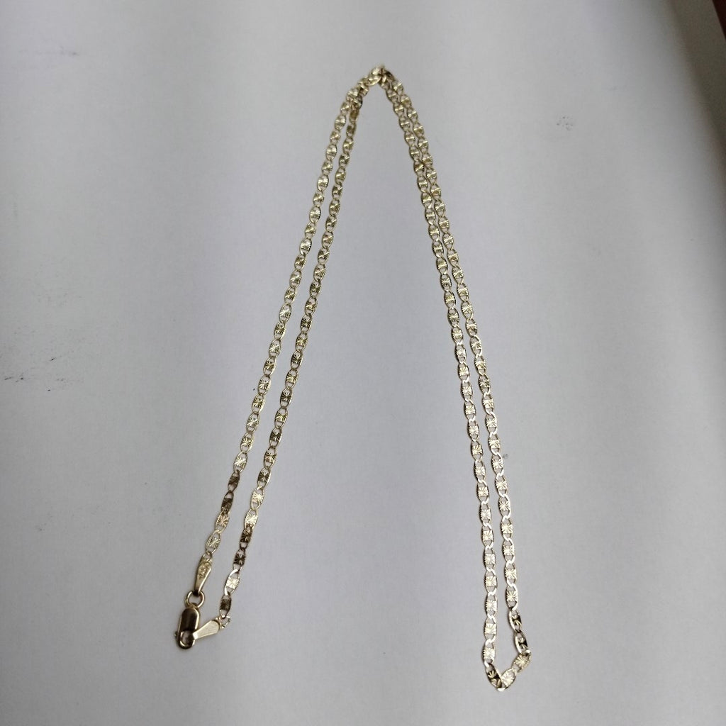 CADENA TEJIDO MARINERO 3.71GR 55 CM (NUEVO)