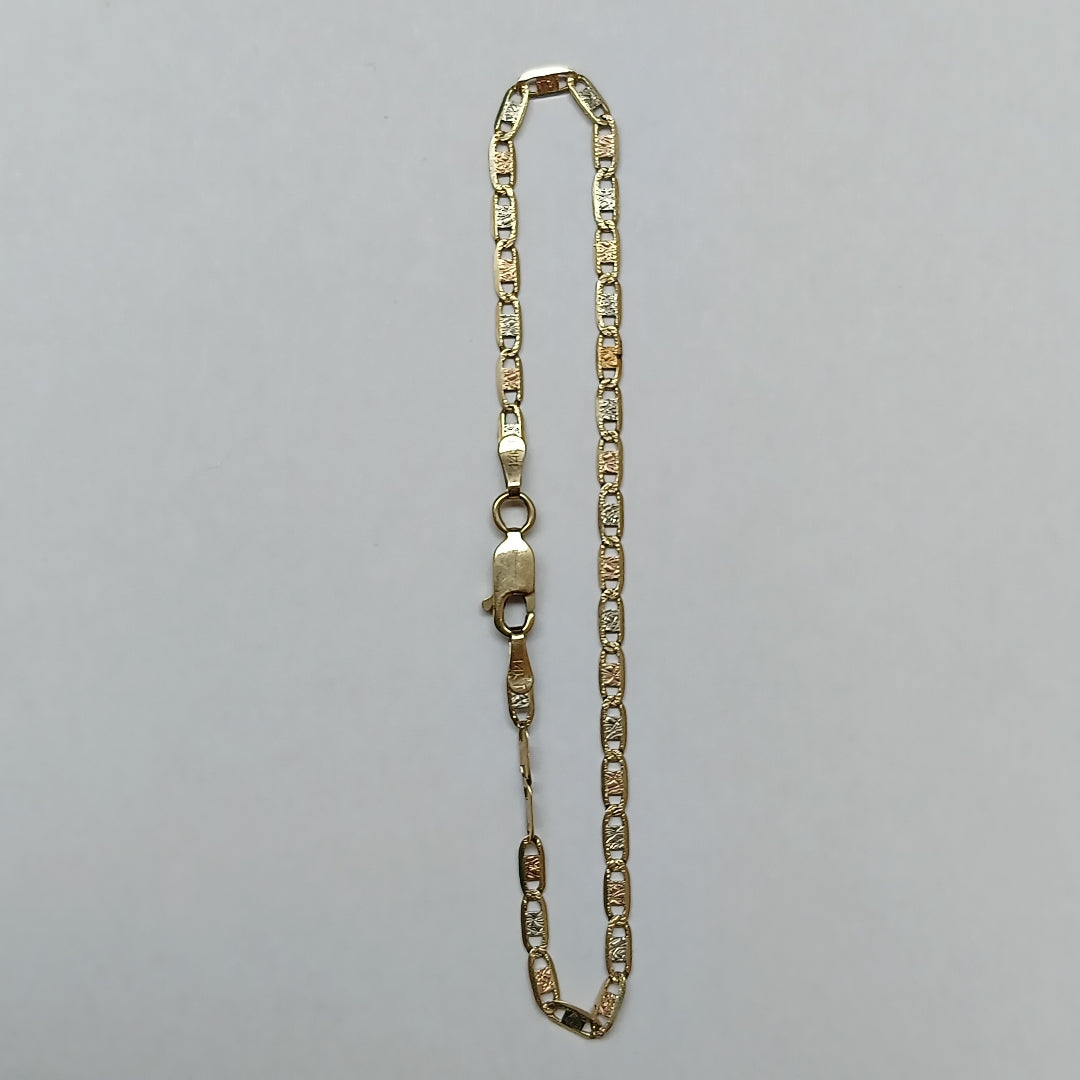 K1 2,00 GRMS 14 K ESPECIFICACIONES COMPLEMENTARIAS PULSERA TEJIDO GUCCI ORO COMB (SEMINUEVO)