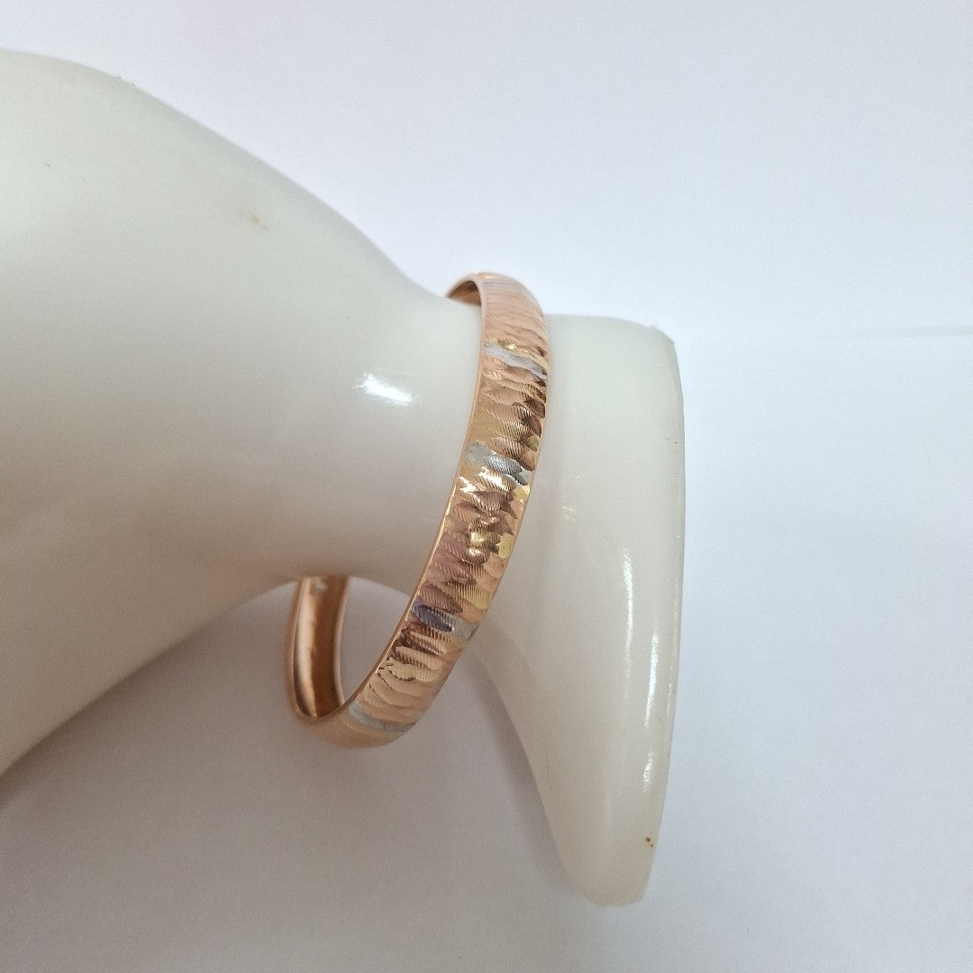 PULSERA. ORO COMBINADO. 10 K 3.9 GRMS (SEMINUEVO)