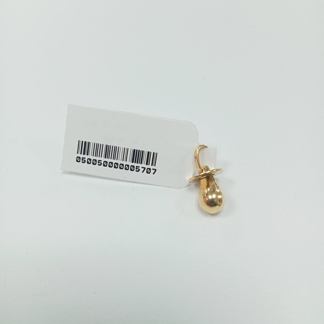 10075DIJ00000B396 FRD5 DIJE DE CHUPON ORO 14K 0.9GRS (NUEVO)