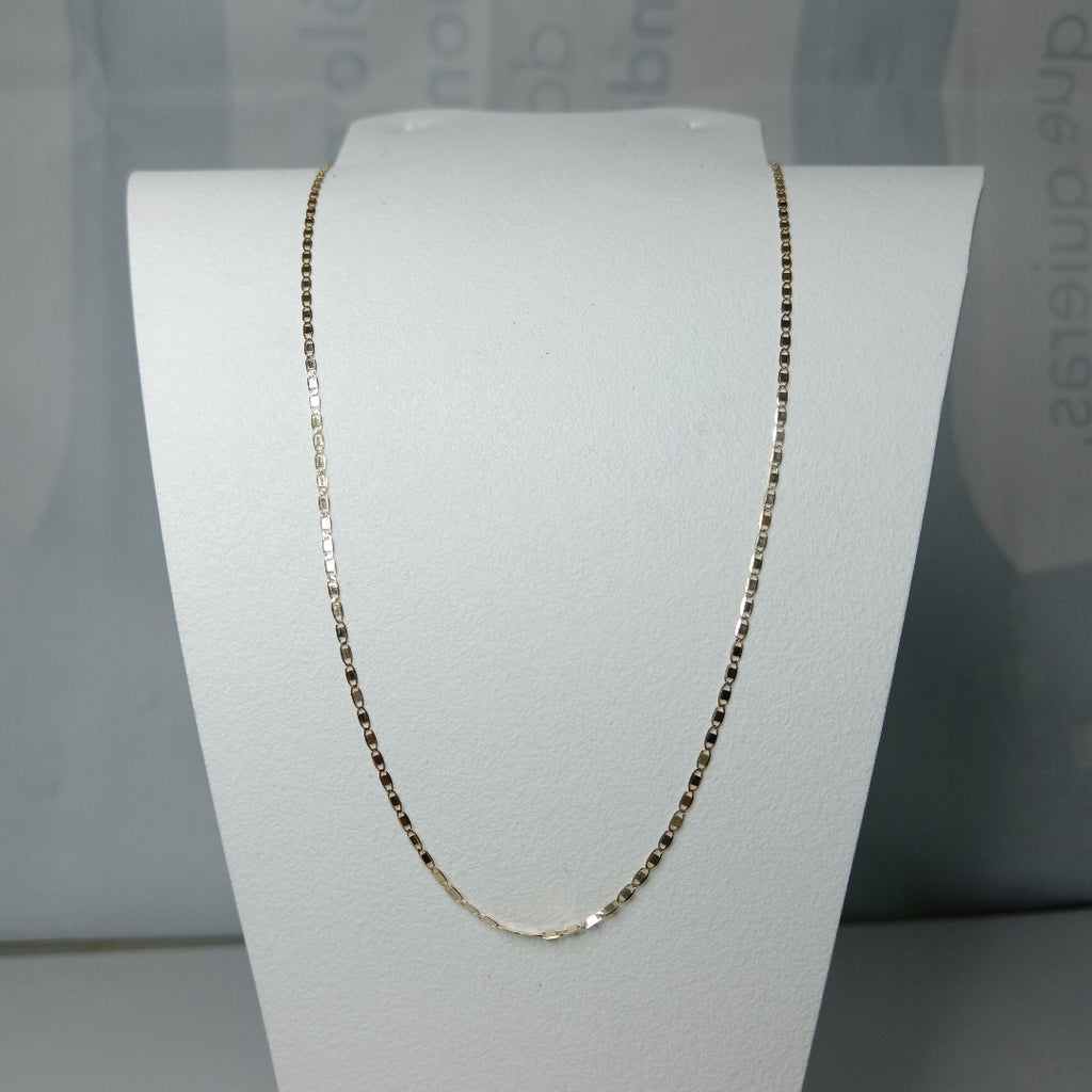 CADENA TEJIDO MARINERO 1.91GR 55 CM (NUEVO)