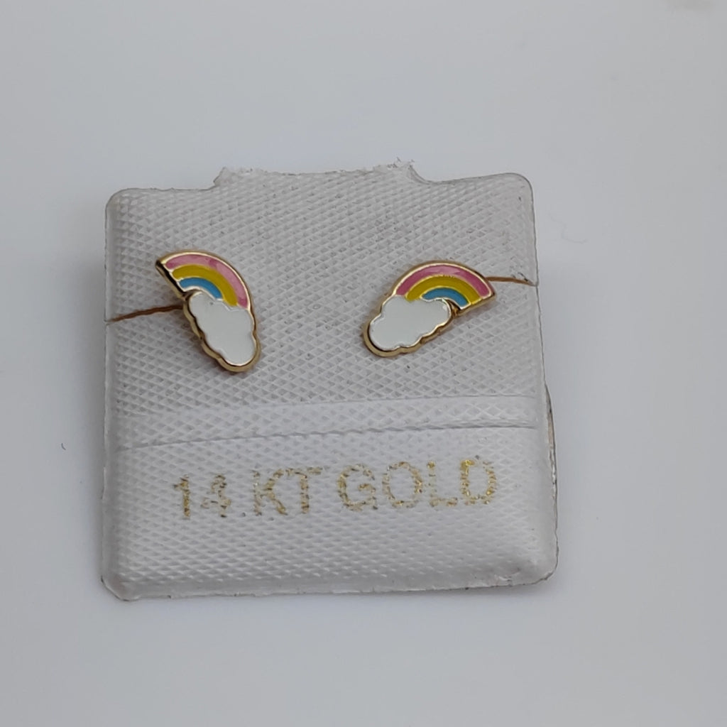 BROQUELES ORO 14K 1 (NUEVO)