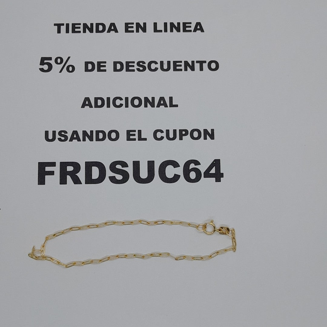 PULSERAS DAMA ORO 14K 0.8 (NUEVO)