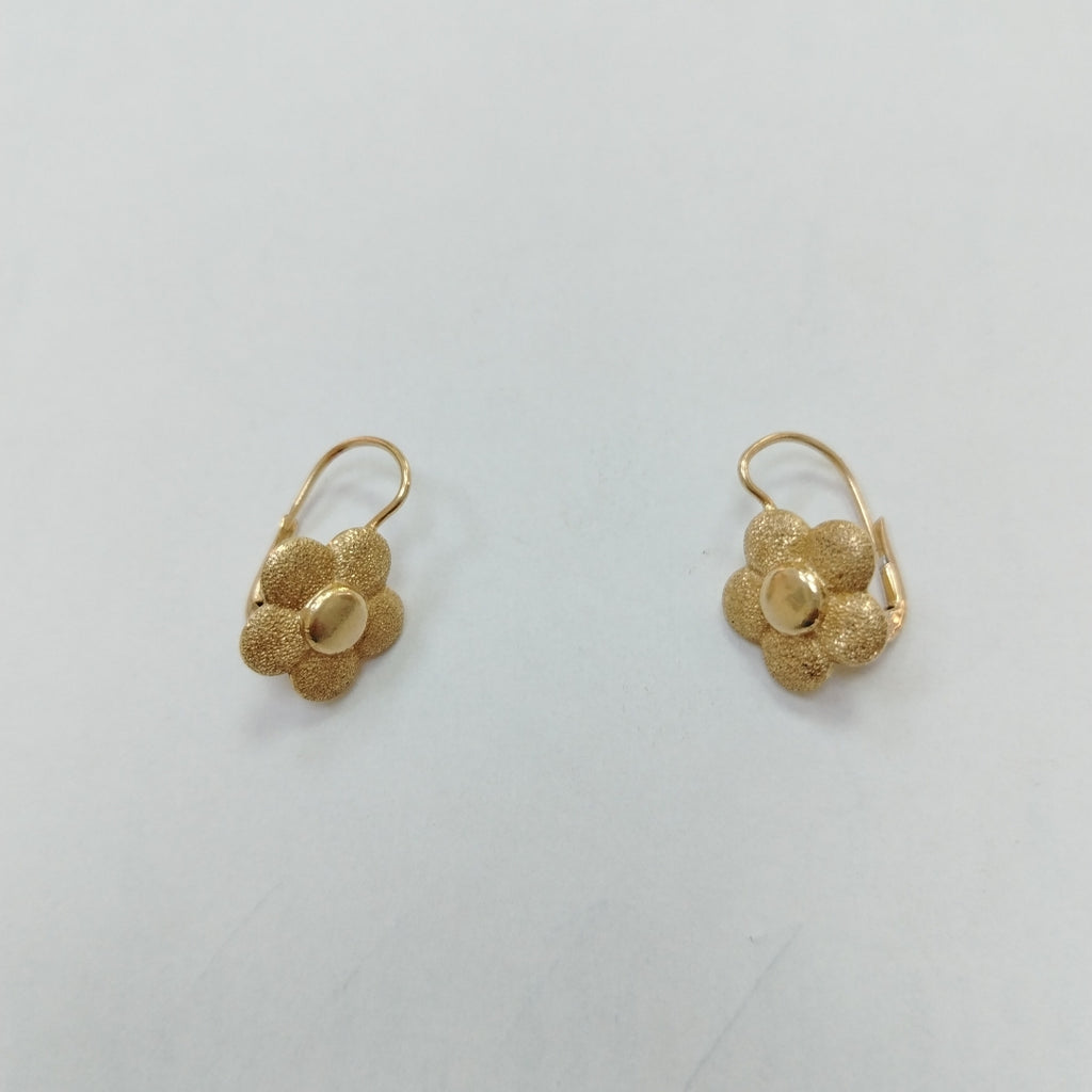 K1 4,80 GRMS 14 K ESPECIFICACIONES COMPLEMENTARIAS ARETES FLORES (SEMINUEVO)